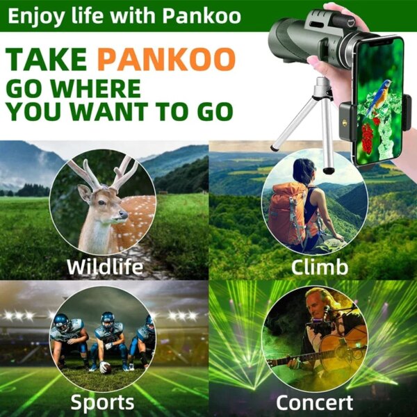 Portable High-Definition 80x100 Monocular Telescope - Image 4