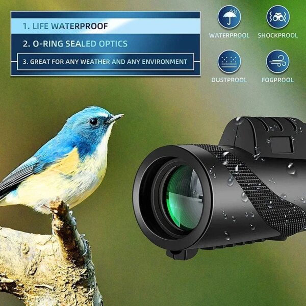 Portable High-Definition 80x100 Monocular Telescope - Image 3