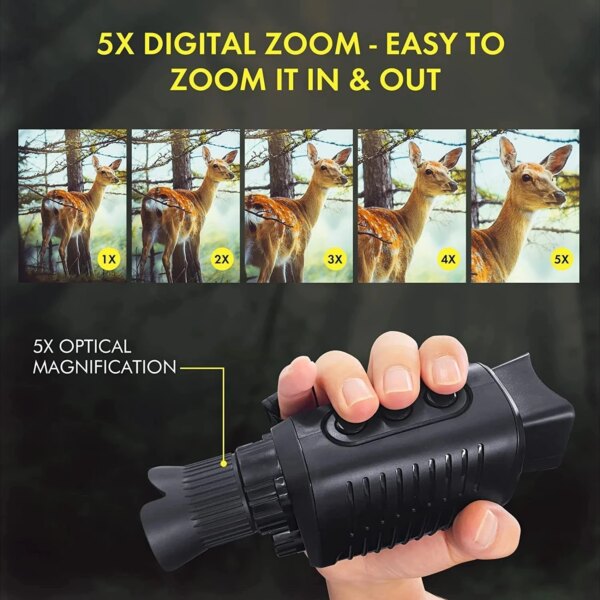 High-Performance Monocular Night Vision Device, 300M range - Image 5