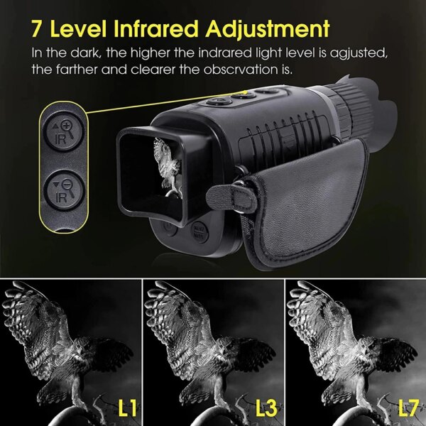 High-Performance Monocular Night Vision Device, 300M range - Image 4