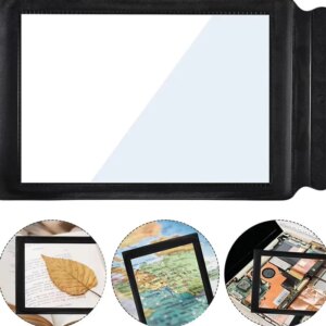 Portable A4 Full Page Magnifier | 3X Reading Lens for Books & Newspapers | Travel Buddy